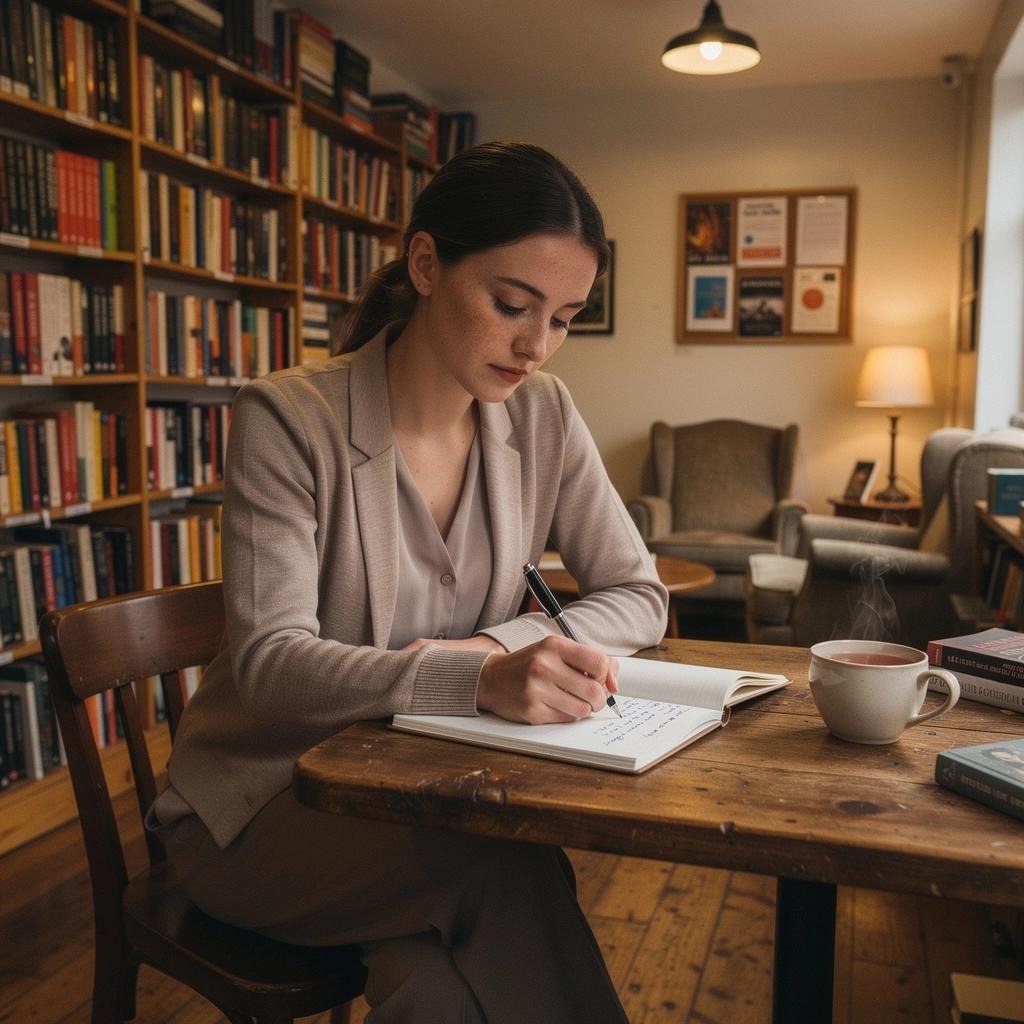 A vibrant display of curated reads showcasing diverse genres and authors.